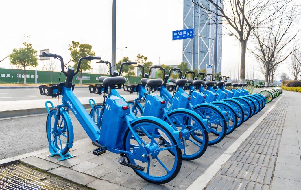 常州：高鐵新城千輛氫能自行車(chē)上線