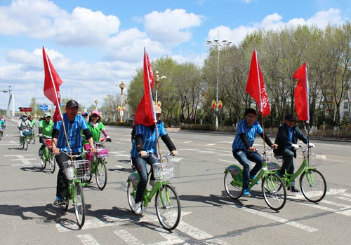 【小綠風(fēng)采】黑河公共自行車助力“中俄邊境騎游大會(huì)”