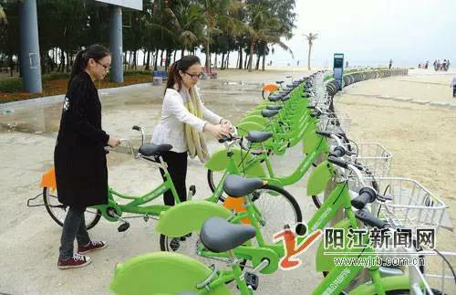 海陵島公共自行車租賃系統(tǒng)投用