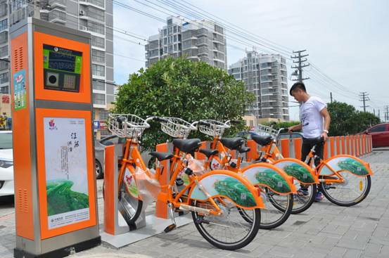 洪澤：500輛公共自行車亮相街頭
