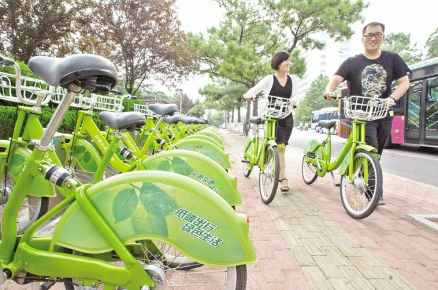 日照新增50個(gè)公共自行車站點(diǎn)