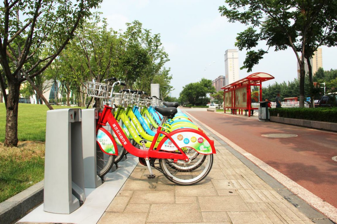 濰坊市區(qū)公共自行車站點(diǎn)達(dá)1180個