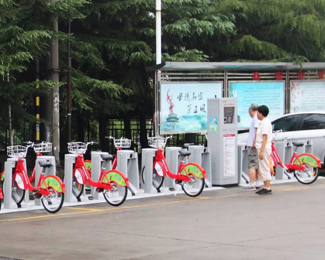 高密公共自行車有了“守護(hù)者”