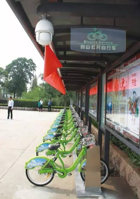 日照嵐山公共自行車投入一年運營良好