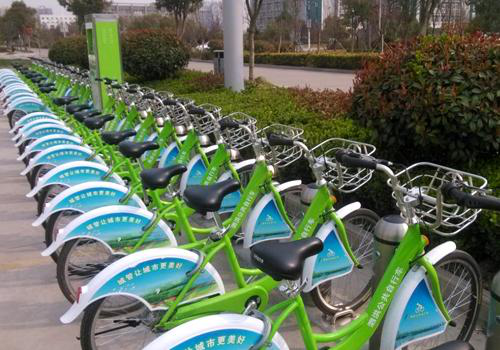 泗洪開通公共自行車手機(jī)掃碼租車功能