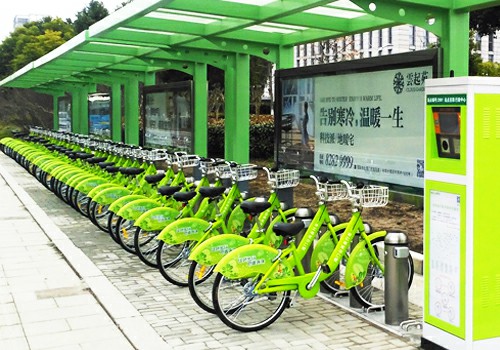 海門租公共自行車手機掃碼就行