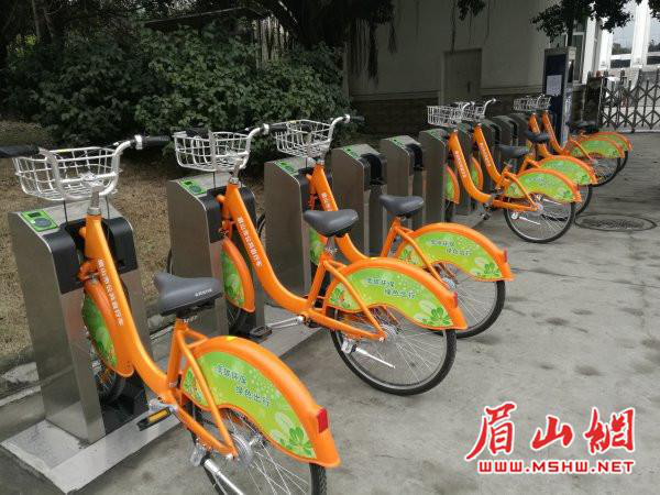 眉山：公共自行車投用一月 市民點贊盼增加站點