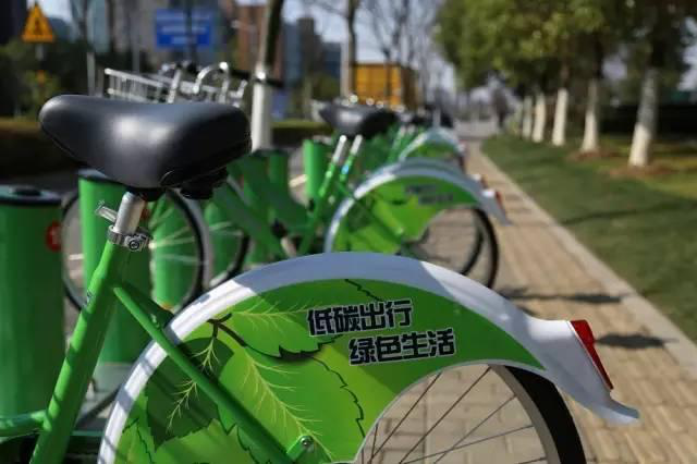 400輛公共自行車，22個公共自行車租賃點進(jìn)駐麒麟科創(chuàng)園