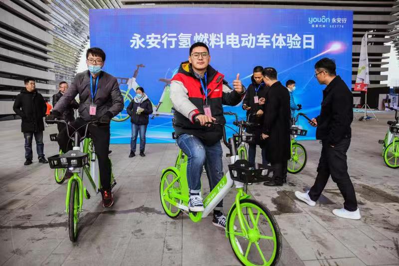 永安行氫燃料電動(dòng)車常州首發(fā) 邀市民試騎“嘗鮮”1