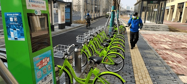 蘇州市區(qū)公共自行車24小時正常運(yùn)營3400個站點(diǎn)全面消毒