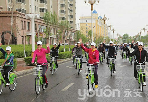 2012年5月27號(hào)，黑河市公共自行車項(xiàng)目正式啟動(dòng)，市民參與現(xiàn)場(chǎng)體驗(yàn)活動(dòng)