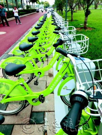 濰坊公共自行車：“洋氣上檔次,輕便又好騎”