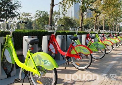 濰坊市民叫好公共自行車綠色出行  且行且珍惜