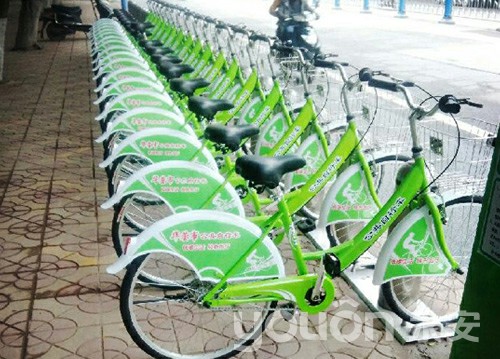 華鎣公共自行車投入使用  低碳出行深入人心