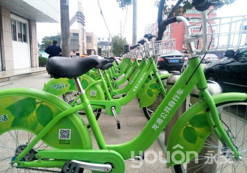 龍港千輛公共自行車月底投用