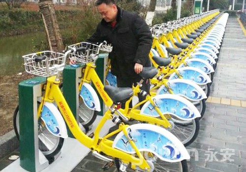 鹽城將建302臺(tái)公共自行車雨棚  整個(gè)項(xiàng)目4月底結(jié)束
